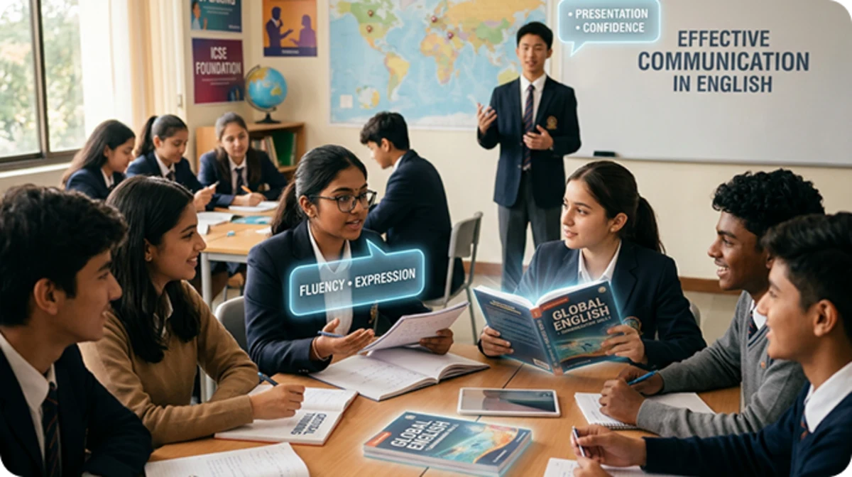 ICSE curriculum improves English fluency, communication skills, and writing ability for higher education