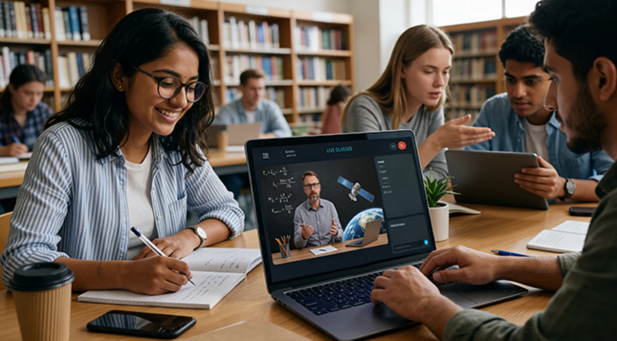 Interactive live ICSE classes use real-world examples to simplify complex subjects for students