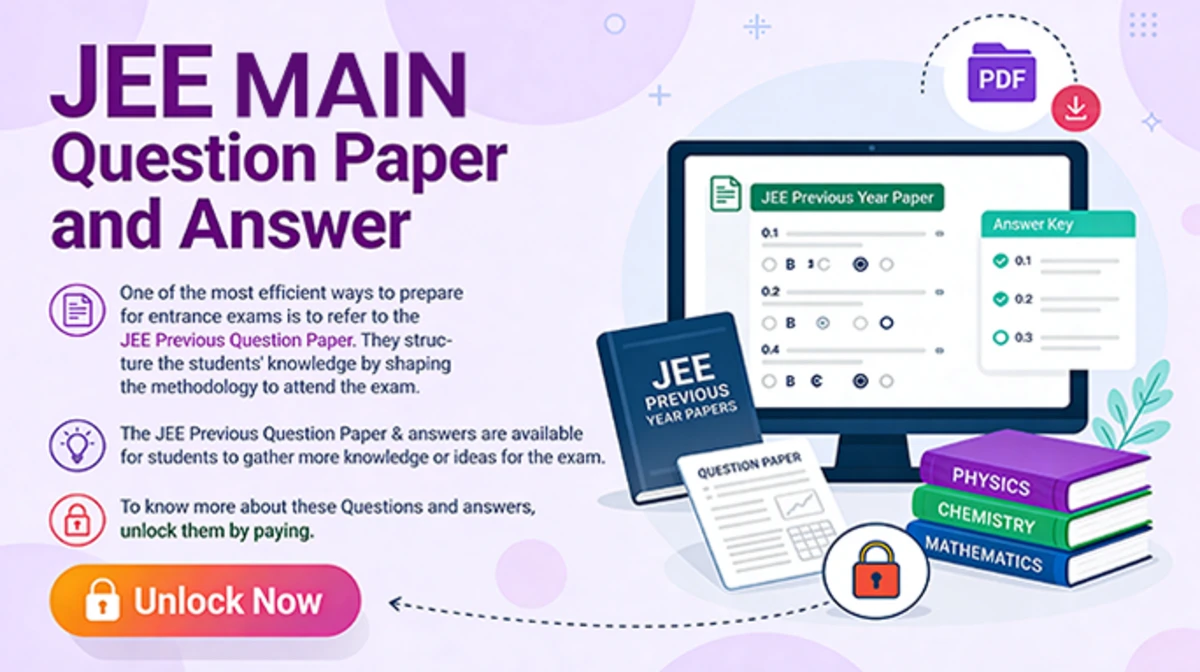 JEE Main papers include Physics, Chemistry, and Mathematics questions with MCQ and numerical sections