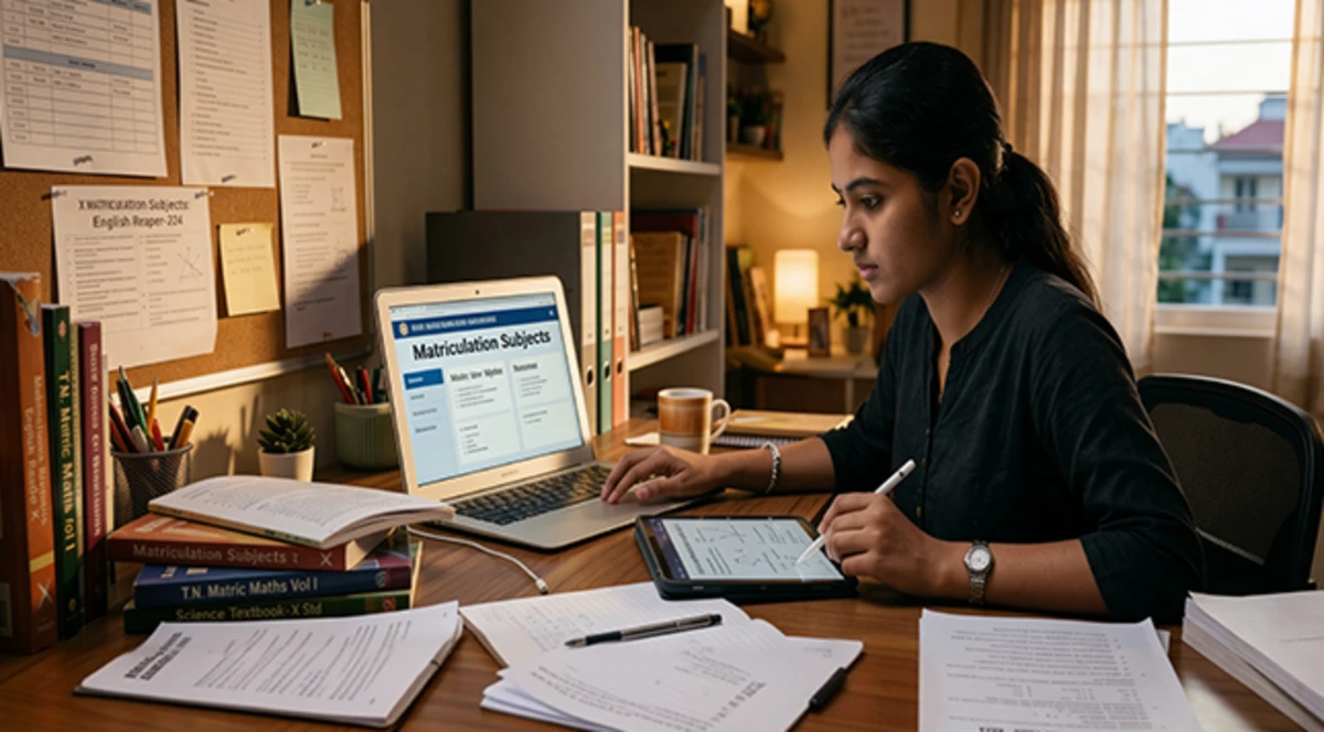 MAAZTER offers digital textbooks, notes, and model question papers for effective matriculation exam preparation
