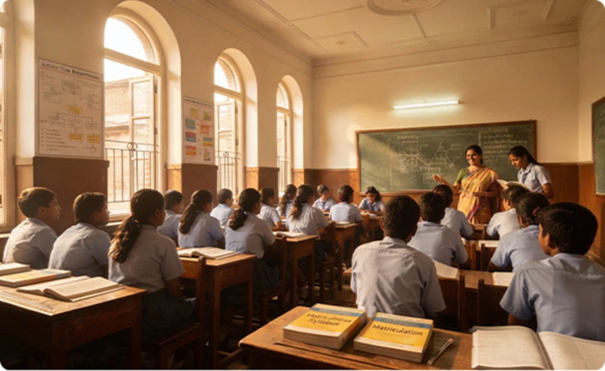 Matriculation board introduced in the late 1970s to improve English proficiency and conceptual learning