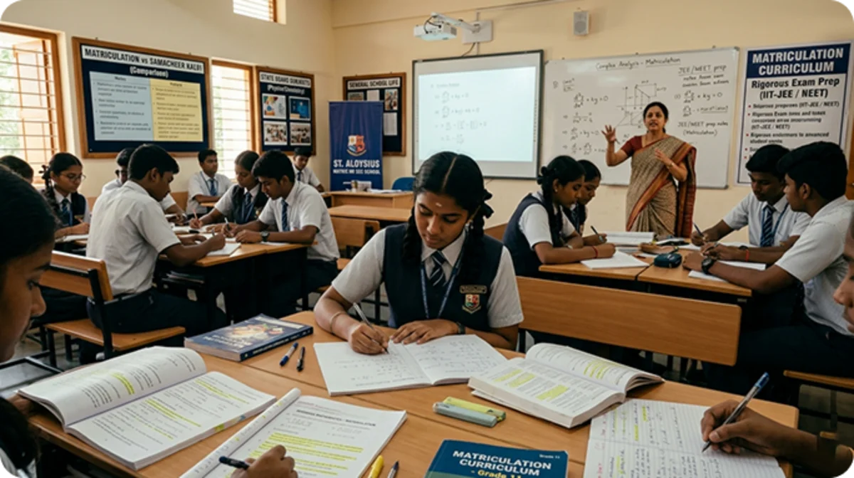 Matriculation board introduces advanced concepts early to prepare students for competitive examinations