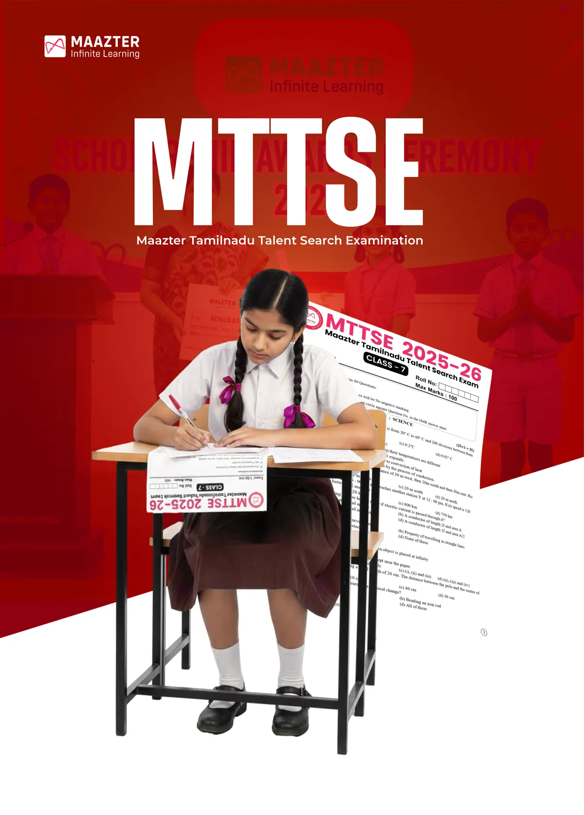 Scholarship Brochure - MTTSE scholarship exam identifies academic talent and rewards students with scholarships