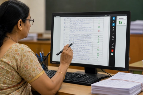 CBSE introduces on screen marking system for Class 12 board exam paper evaluation in 2026