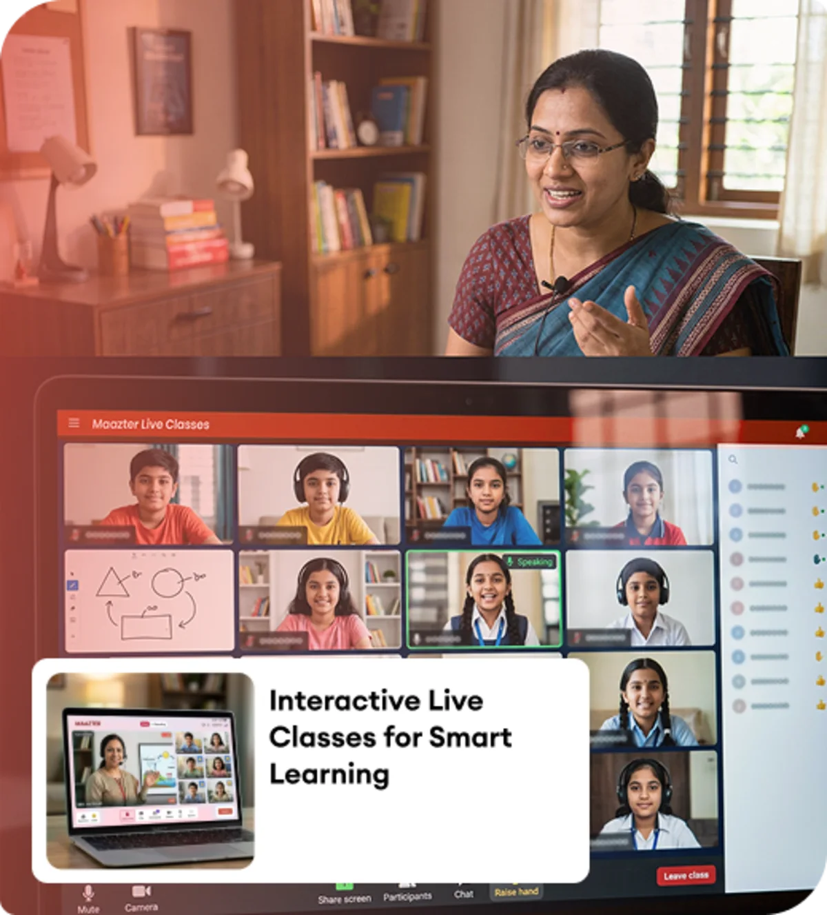 Interactive online live classes led by experienced faculty create engaging and effective learning experiences