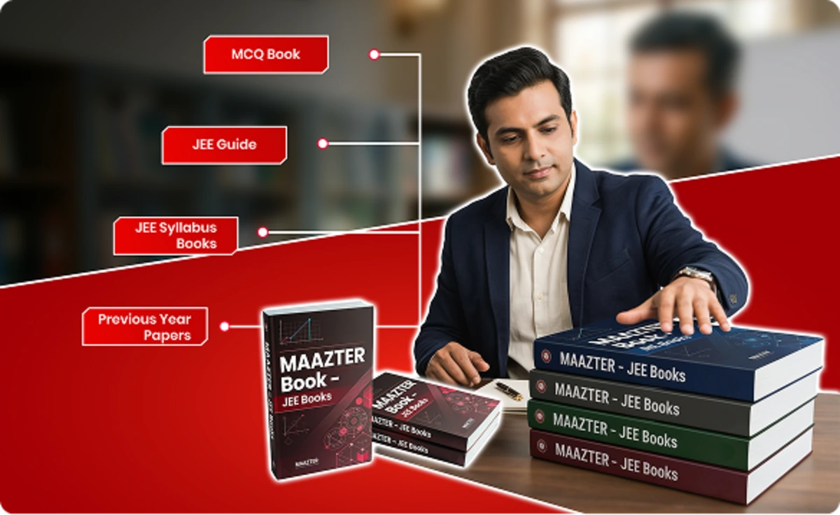 JEE books curated by experts include MCQ books, guides, syllabus books, and previous year question papers