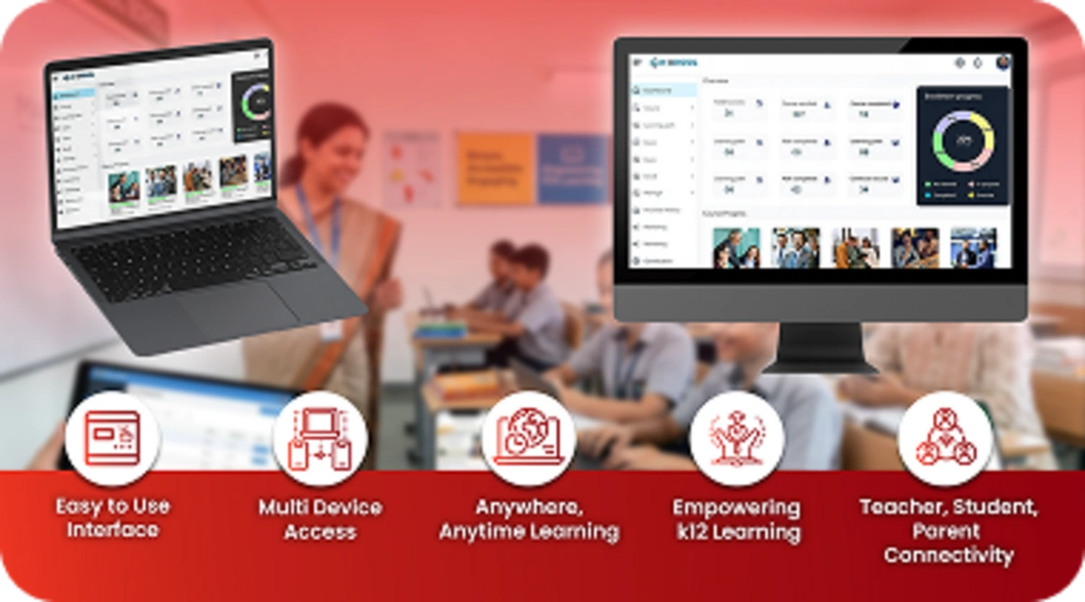 User-friendly K12 LMS enables teachers, students, and parents to access learning from any device