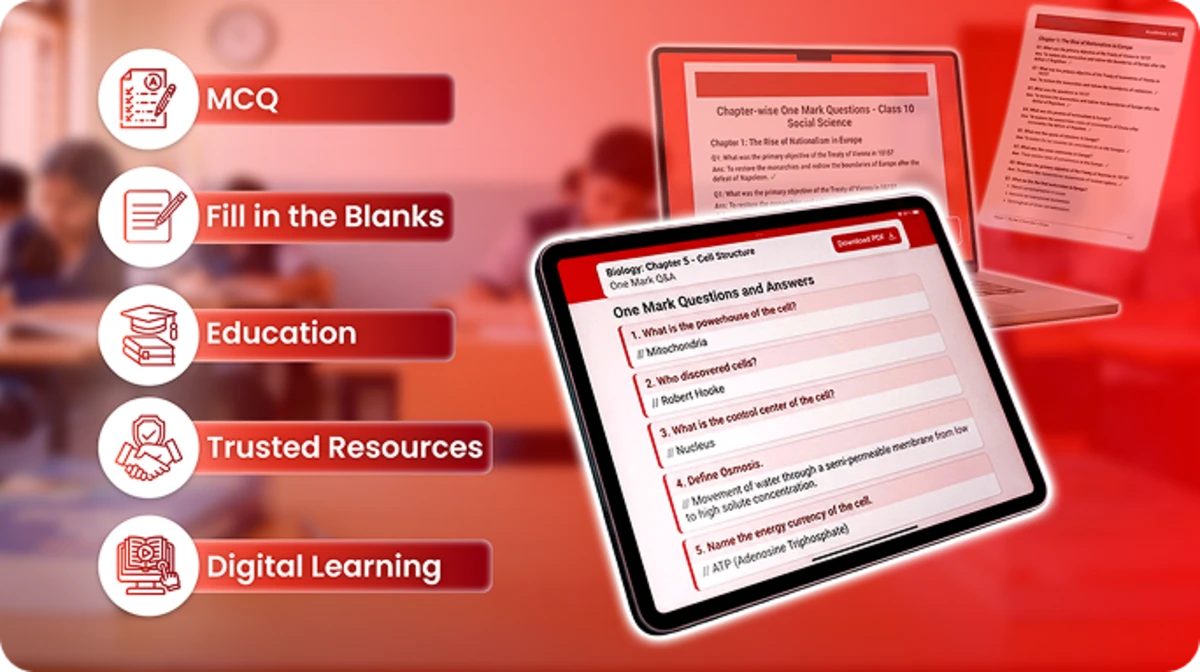 Board exam one mark questions and answers help students practice MCQs and objective-based questions