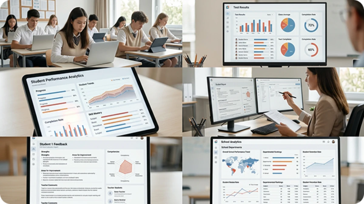 Tracking student performance using mock exams, feedback, and analytics for better exam preparation