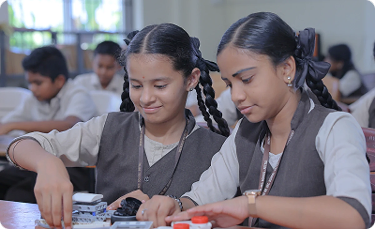 Students attending examinations using Maazter Customized Question Papers across multiple subjects